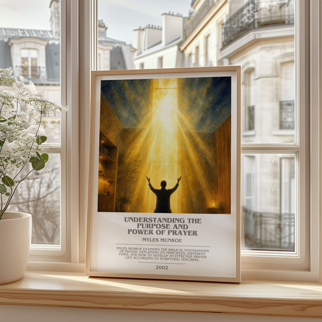 Understanding the Purpose and Power of Prayer bookish poster colour and style options – Myles Munroe book art