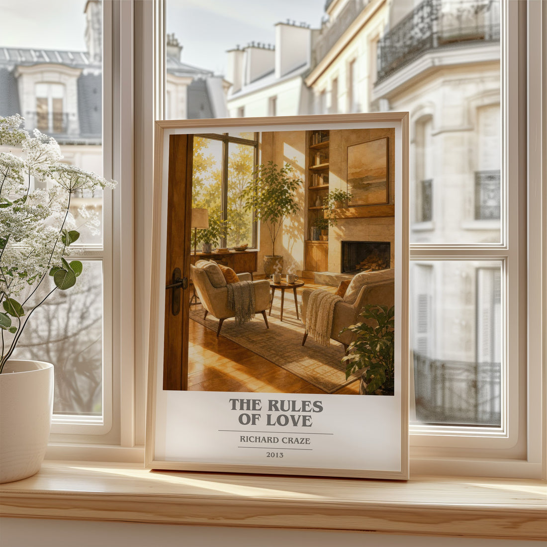 The Rules of Love book cover poster colour and style options – Richard Craze book art
