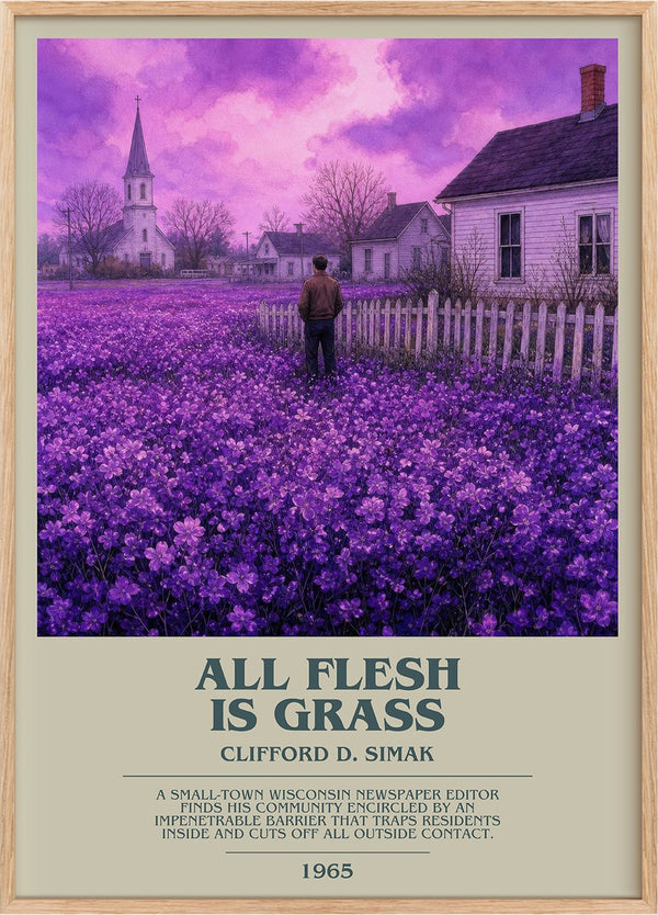All Flesh Is Grass Bookish Wall Art by Clifford D. Simak