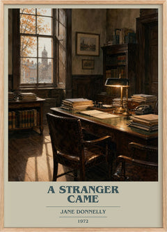 A Stranger Came Book Cover Poster by Jane Donnelly
