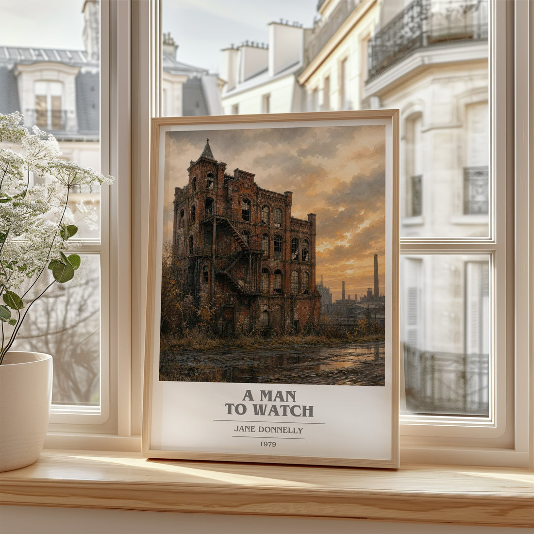 A Man to Watch book cover poster colour and style options – Jane Donnelly book art