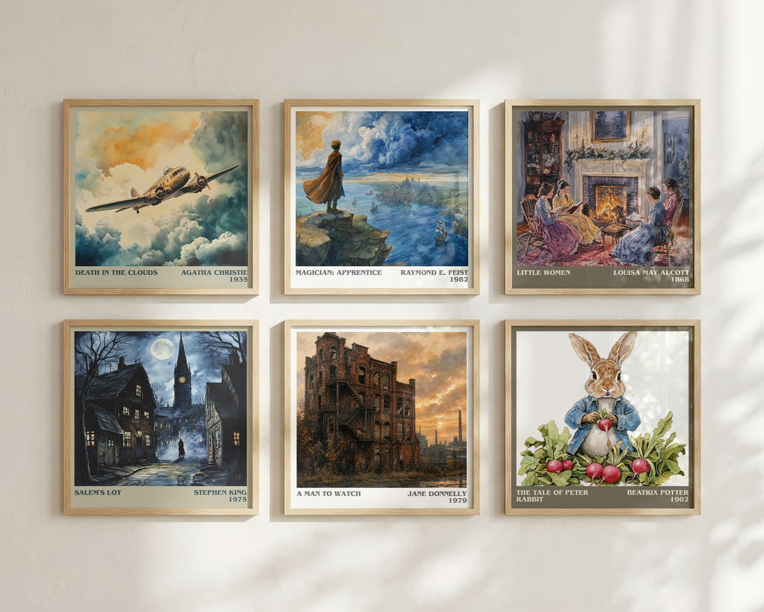 A Man to Watch literary art print colour and style options – Jane Donnelly book art