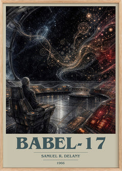 Babel-17 Book Cover Poster by Samuel R. Delany