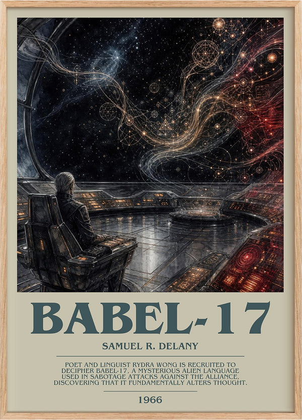 Babel-17 Bookish Wall Art by Samuel R. Delany