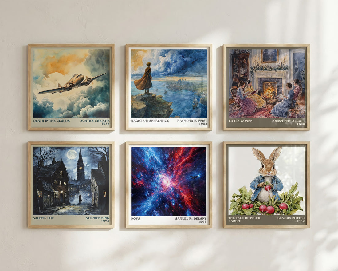 Nova literary art print colour and style options – Samuel R. Delany book art