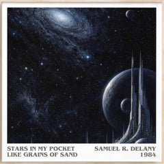 Stars in my pocket like grains of sand Literary Art Print by S. Delany