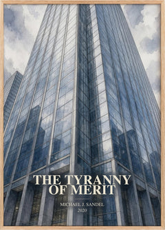 Tyranny of Merit Book Watercolour Illustration by Michael J. Sandel