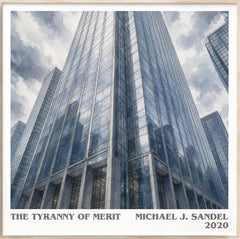 The Tyranny of Merit Literary Art Print by Michael J. Sandel