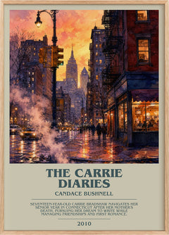 The Carrie diaries Bookish Wall Art by Candace Bushnell