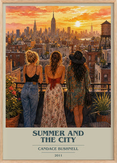 Summer and the city Book Cover Poster by Candace Bushnell