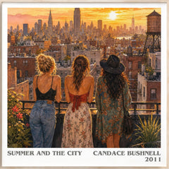 Summer and the city Literary Art Print by Candace Bushnell