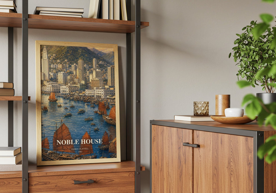 Noble House book watercolour illustration paper finish options – matte satin gloss