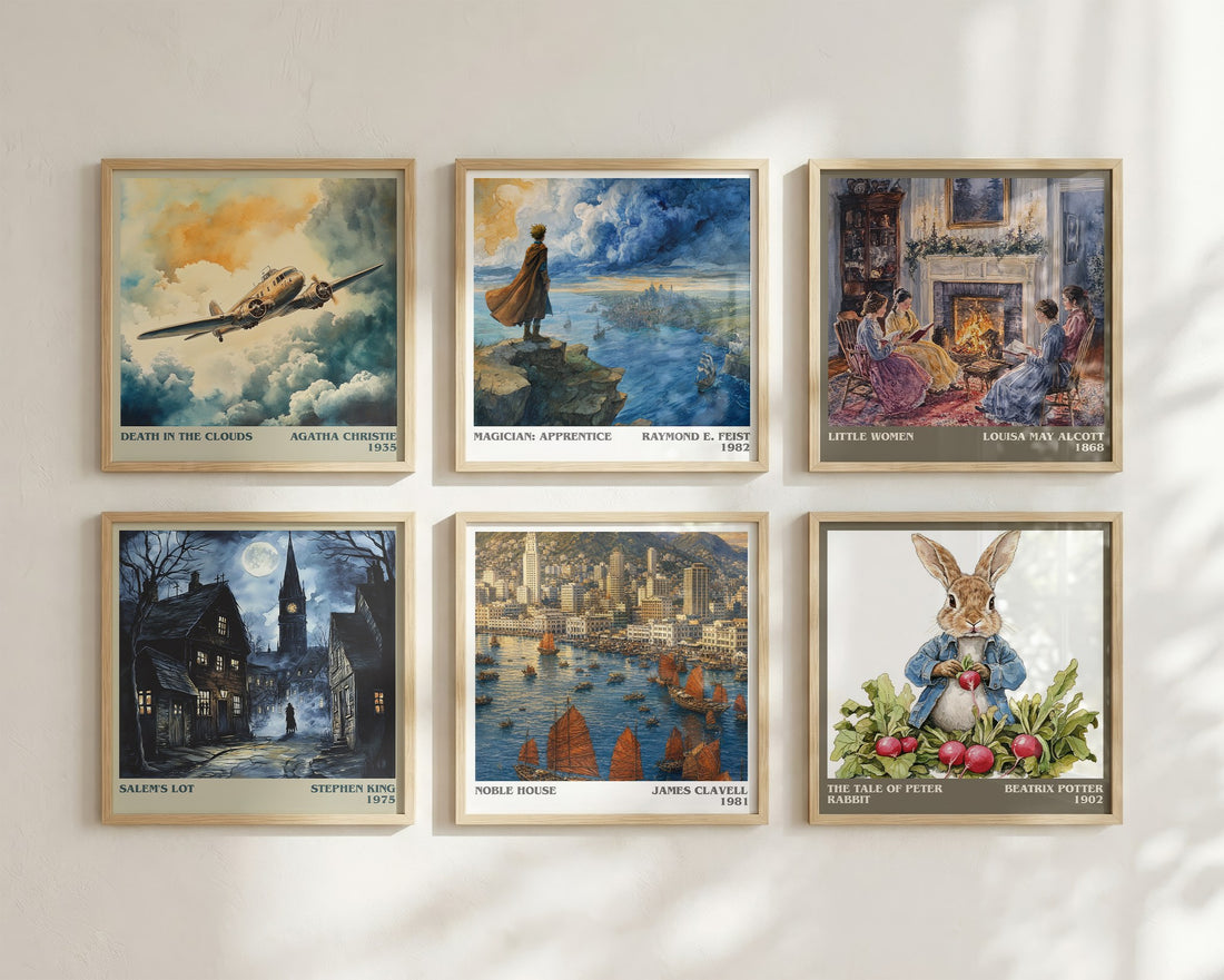 Noble House literary art print colour and style options – James Clavell book art