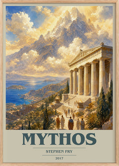 Mythos Book Cover Poster by Stephen Fry