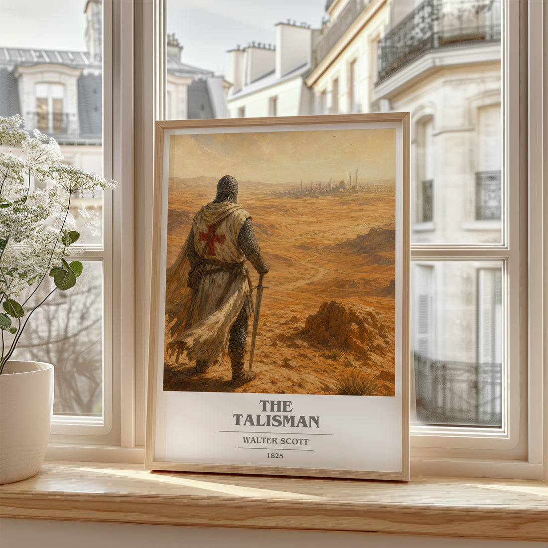 The Talisman book cover poster colour and style options – Walter Scott book art