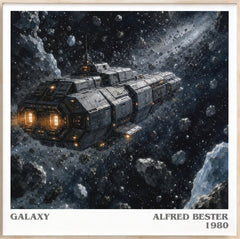 Galaxy Literary Art Print by Alfred Bester