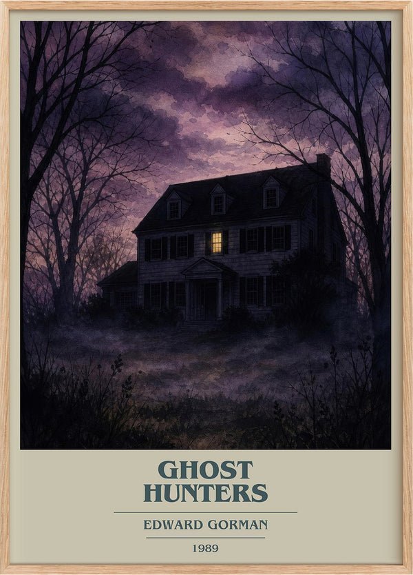Ghost hunters Book Cover Poster by Edward Gorman