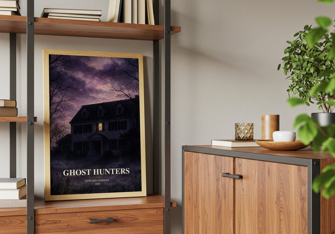 Ghost hunters book watercolour illustration paper finish options – matte satin gloss