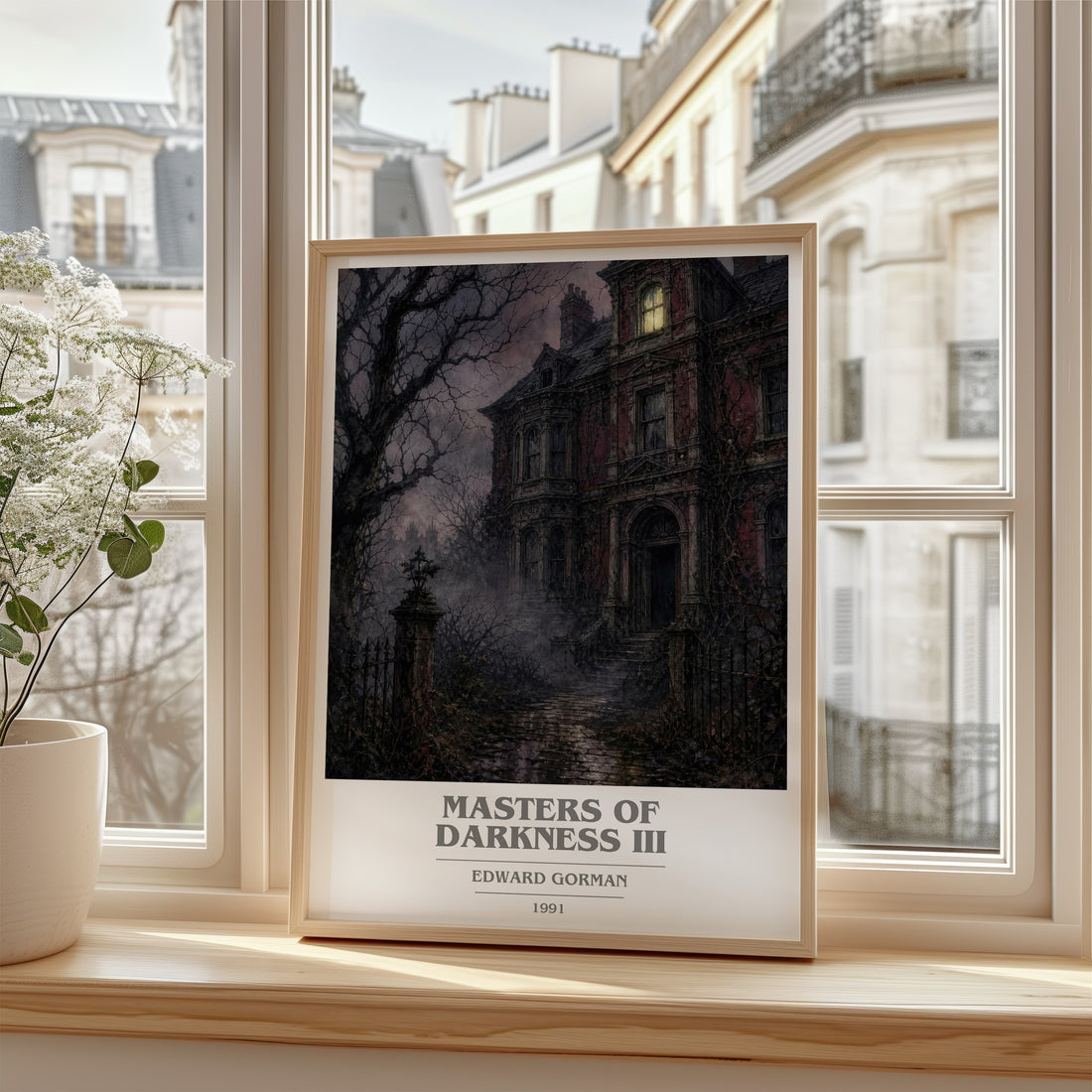 Masters of Darkness III book cover poster colour and style options – Edward Gorman book art