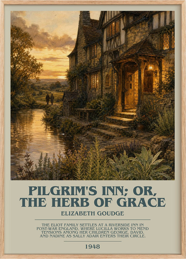 Pilgrim's Inn; or, The Herb of Grace Bookish Wall Art by E. Goudge