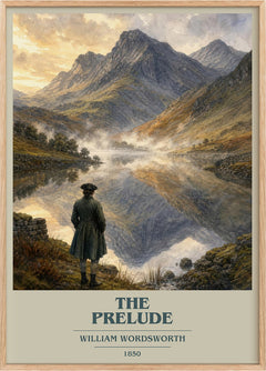 The prelude Book Cover Poster by William Wordsworth