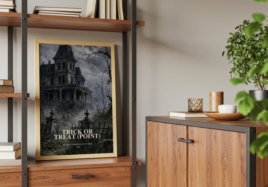 Trick or Treat (Point) book watercolour illustration paper finish options – matte satin gloss
