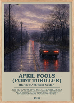 April Fools (Point Thriller) Bookish Wall Art by R. Cusick