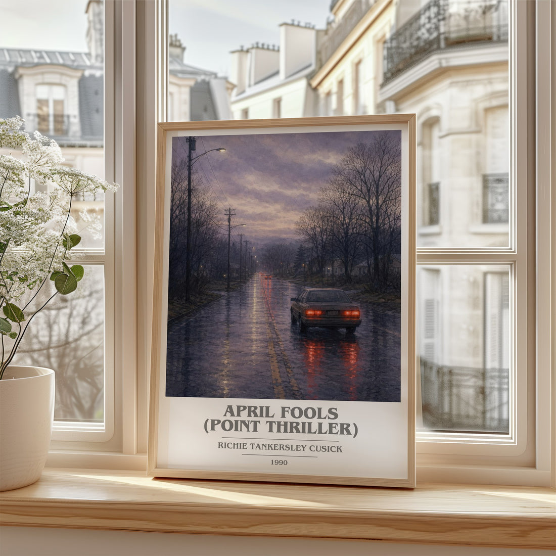April Fools (Point Thriller) book cover poster colour and style options – Richie Tankersley Cusick book art