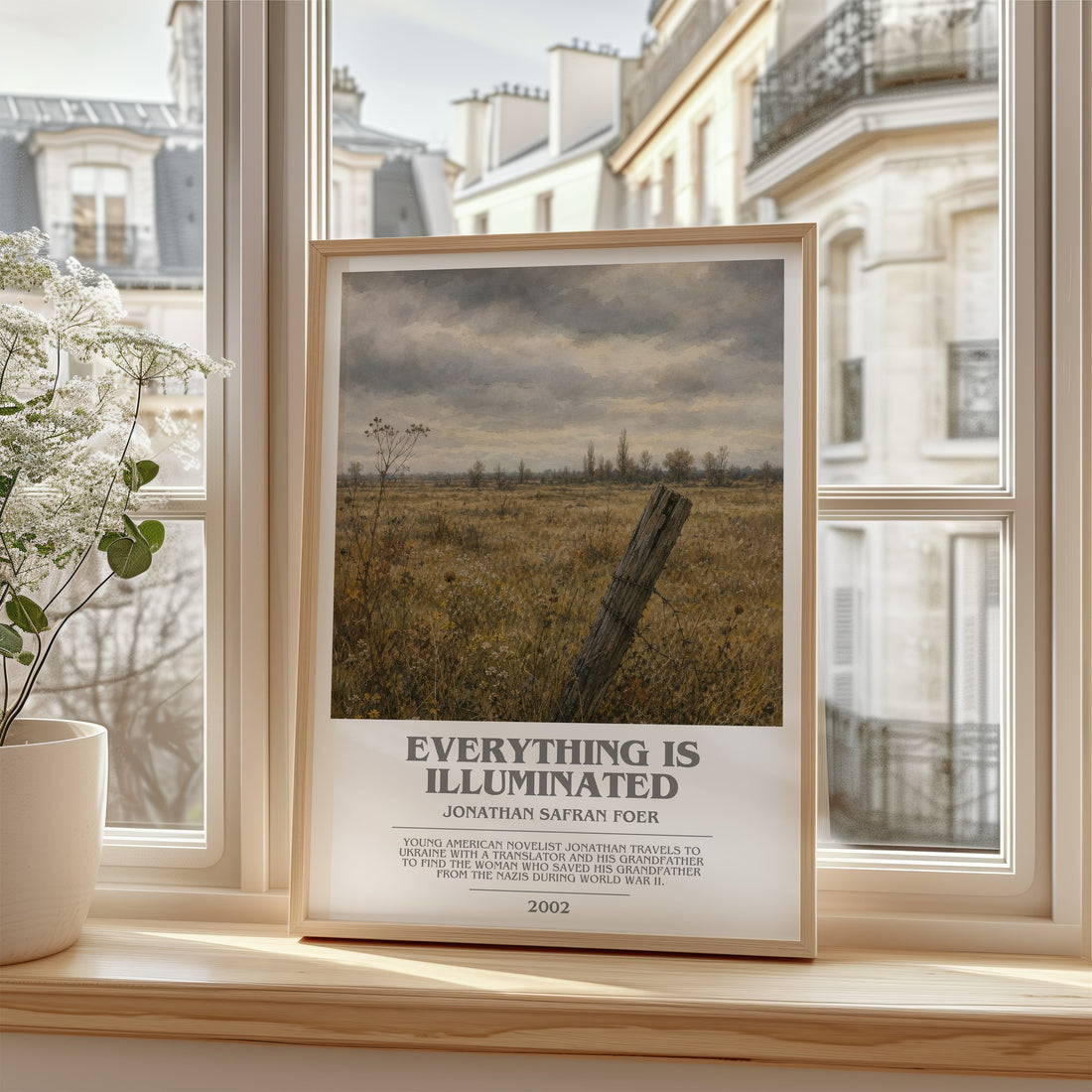 Everything Is Illuminated bookish poster colour and style options – Jonathan Safran Foer book art