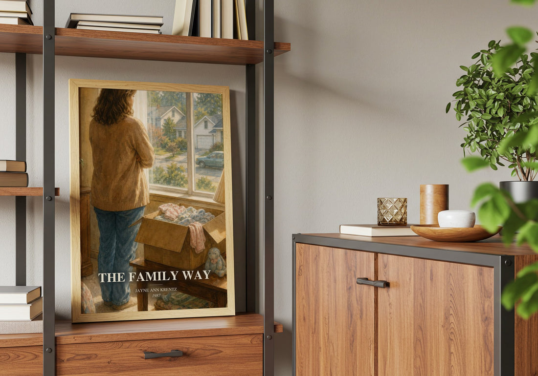 The Family Way book watercolour illustration paper finish options – matte satin gloss