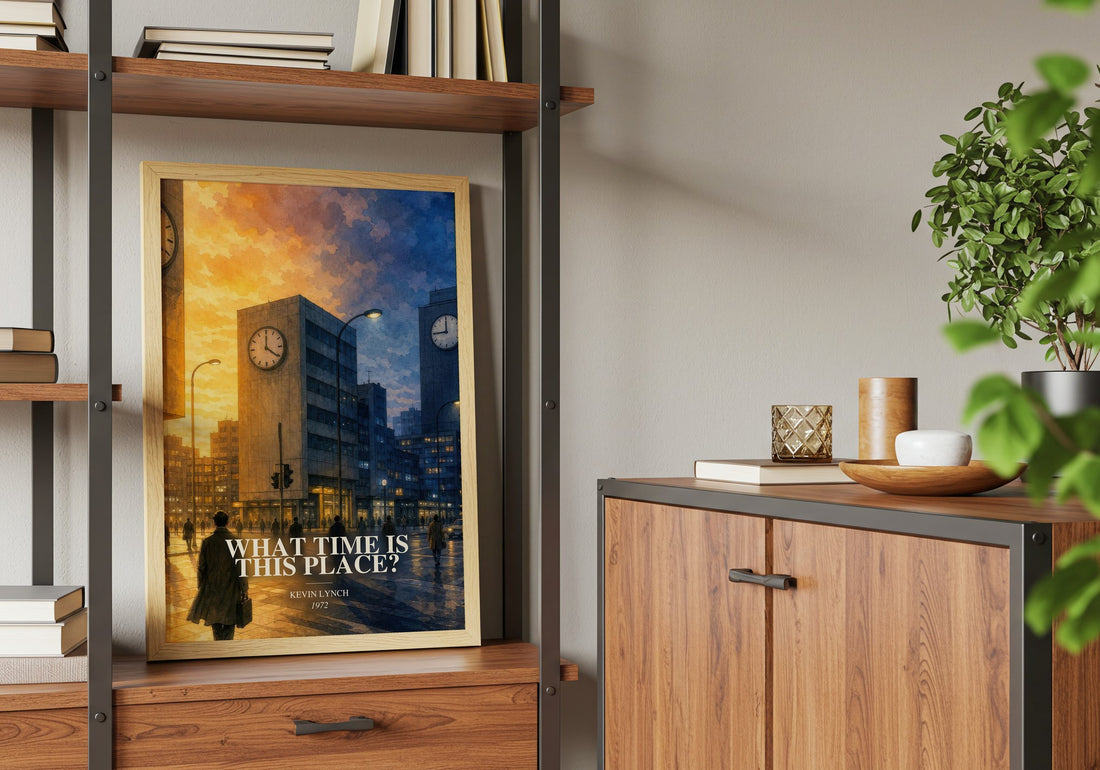 What Time is This Place? book watercolour illustration paper finish options – matte satin gloss