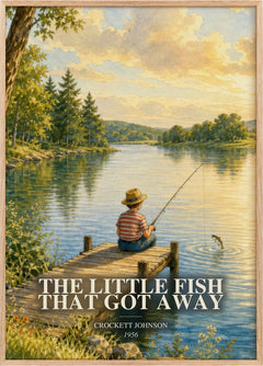 Little Fish That Got Away Book Watercolour Illustration by C. Johnson