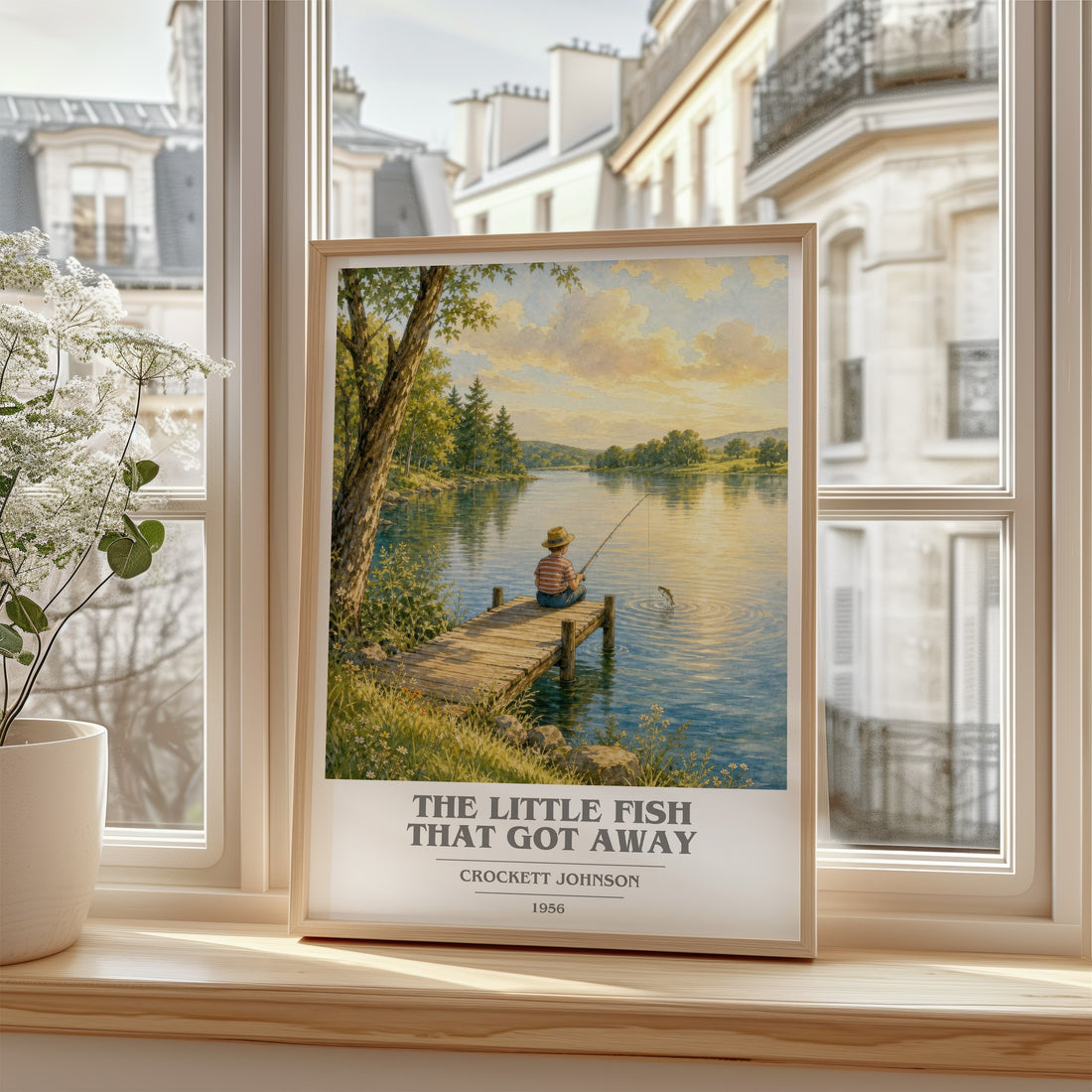 The Little Fish That Got Away book cover poster colour and style options – Crockett Johnson book art