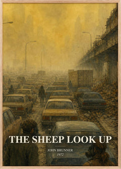 The Sheep Look Up Book Watercolour Illustration by John Brunner