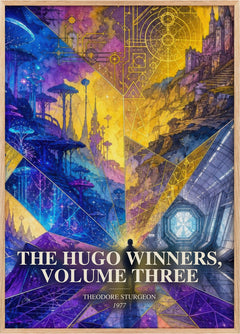 The Hugo Winners, Volume Three Book Watercolour Illustration by Theodore Sturgeon