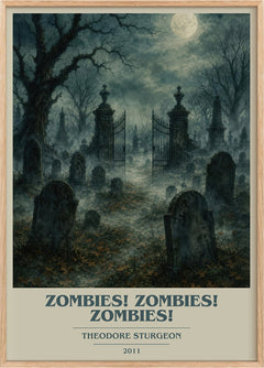 Zombies! Zombies! Zombies! Book Cover Poster by Theodore Sturgeon