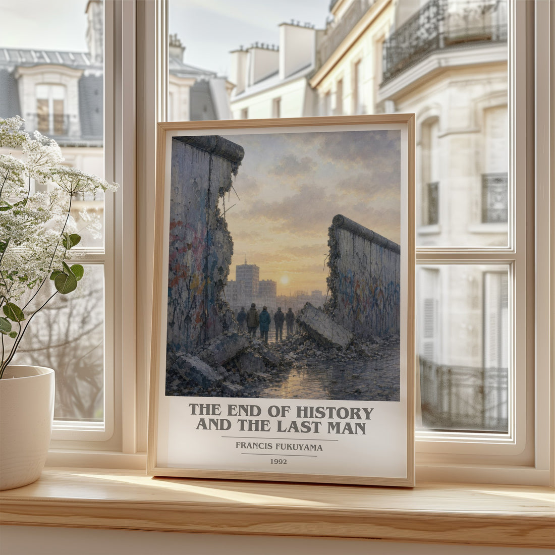 The End of History and the Last Man book cover poster colour and style options – Francis Fukuyama book art