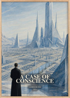 A Case of Conscience Book Watercolour Illustration by James Blish