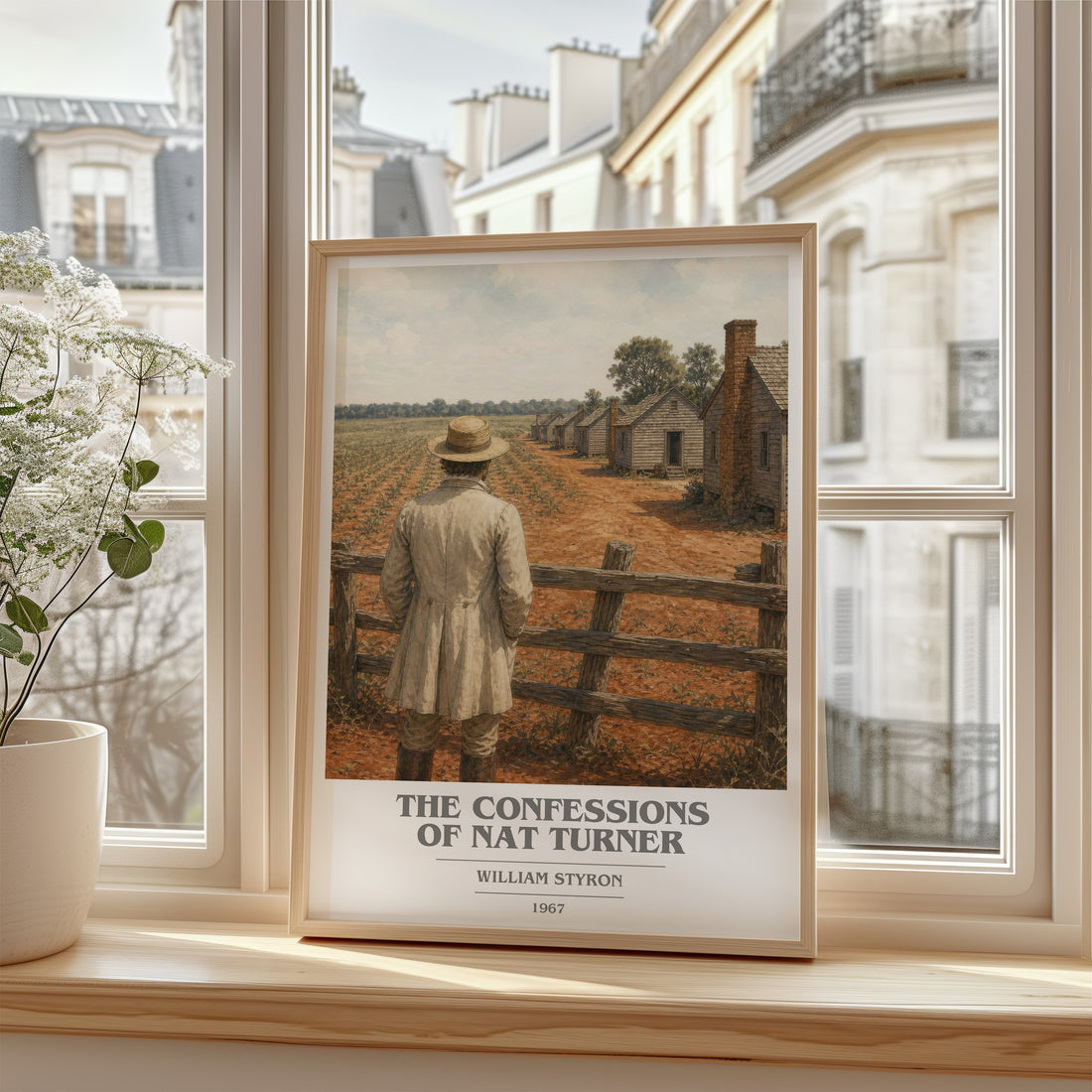 The Confessions of Nat Turner book cover poster colour and style options – William Styron book art