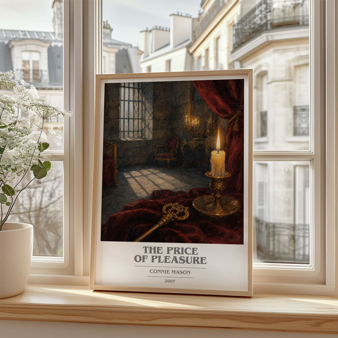 The Price of Pleasure book cover poster colour and style options – Connie Mason book art
