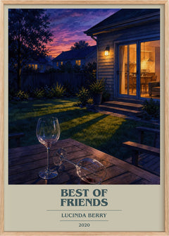 Best of Friends Book Cover Poster by Lucinda Berry