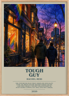 Tough Guy Bookish Wall Art by Rachel Reid