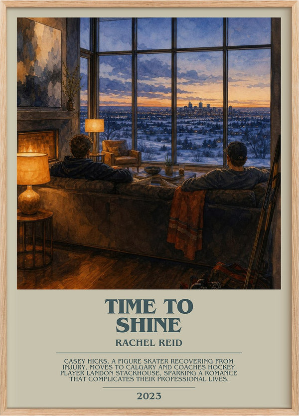 Time to Shine Bookish Wall Art by Rachel Reid