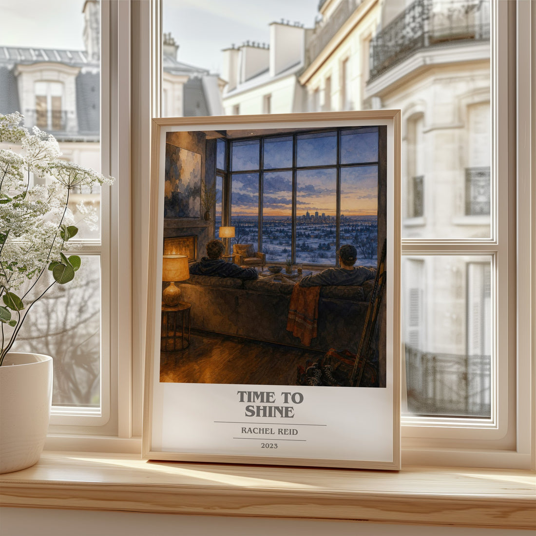 Time to Shine book cover poster colour and style options – Rachel Reid book art