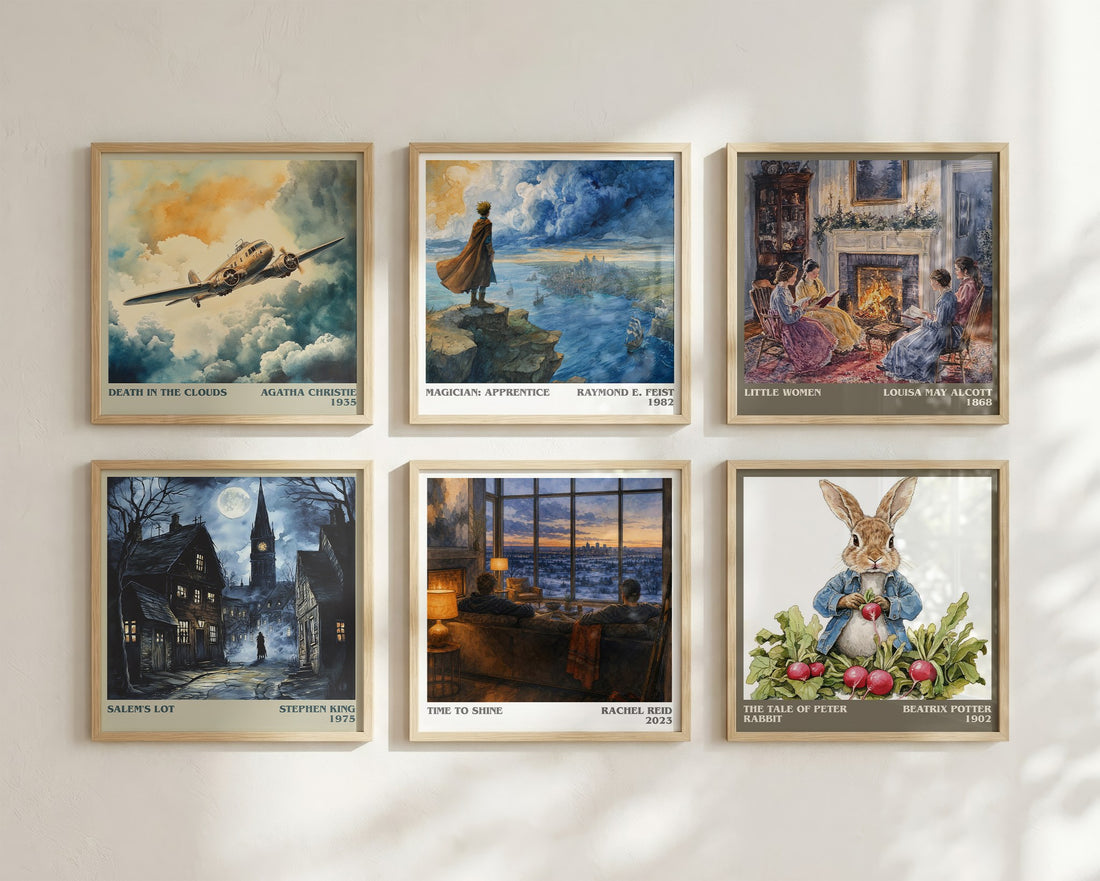 Time to Shine literary art print colour and style options – Rachel Reid book art