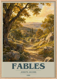 Fables Book Cover Poster by Joseph Jacobs