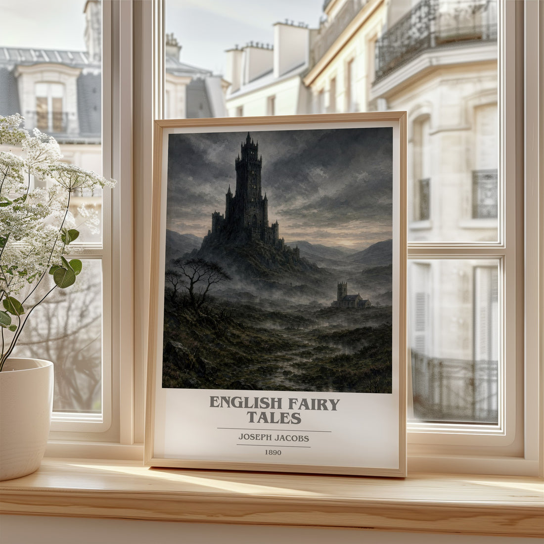 English Fairy Tales book cover poster colour and style options – Joseph Jacobs book art