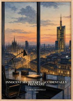 Innocent Secretary...Accidentally Pregnant Book Watercolour Illustration by Carol Marinelli