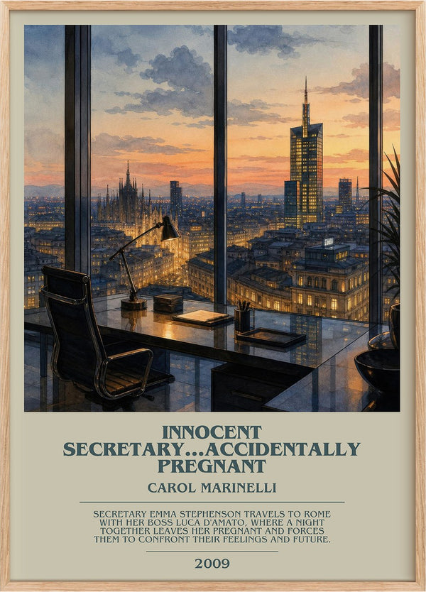 Innocent Secretary...Accidentally Pregnant Bookish Wall Art by Carol Marinelli