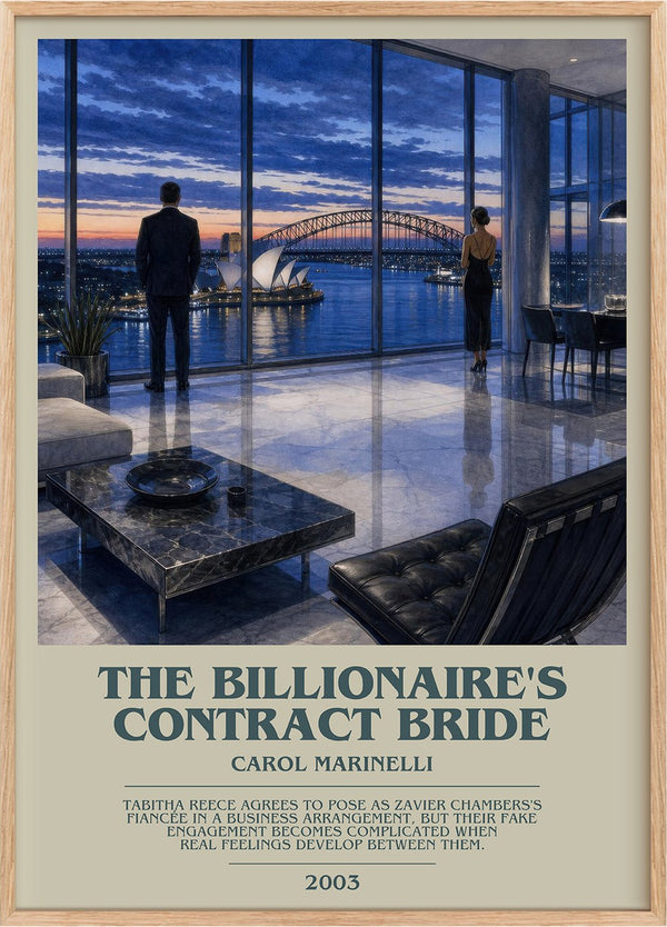 The Billionaire's Contract Bride Bookish Wall Art by Carol Marinelli